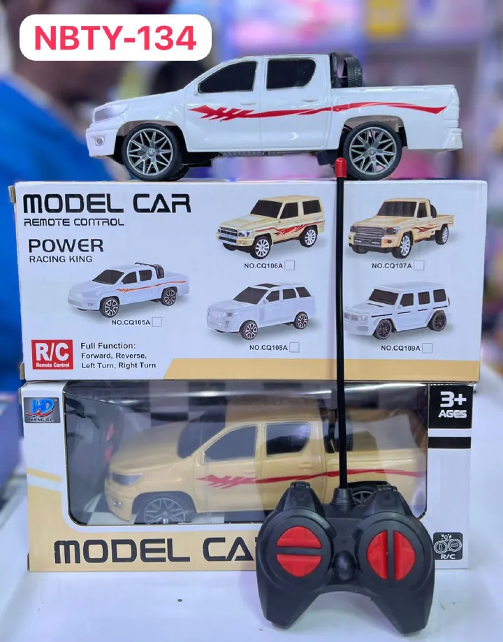 Heng Da Racing King Model Car: Remote-Control Pickup Truck 1:16-1:18 Scale Full-Function RC Durable Rugged Tires Decals for Ages 3+ Kids Off-Road Racing Fun Adventure Gift.