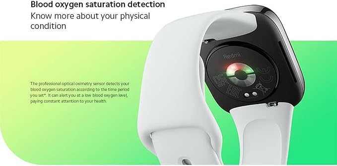 Redmi Watch 3 Active Smart Watch Fitness Tracker with 100 Sport Modes, Blood Oxygen Heart Rate Sleep Monitor, Bluetooth Phone Call