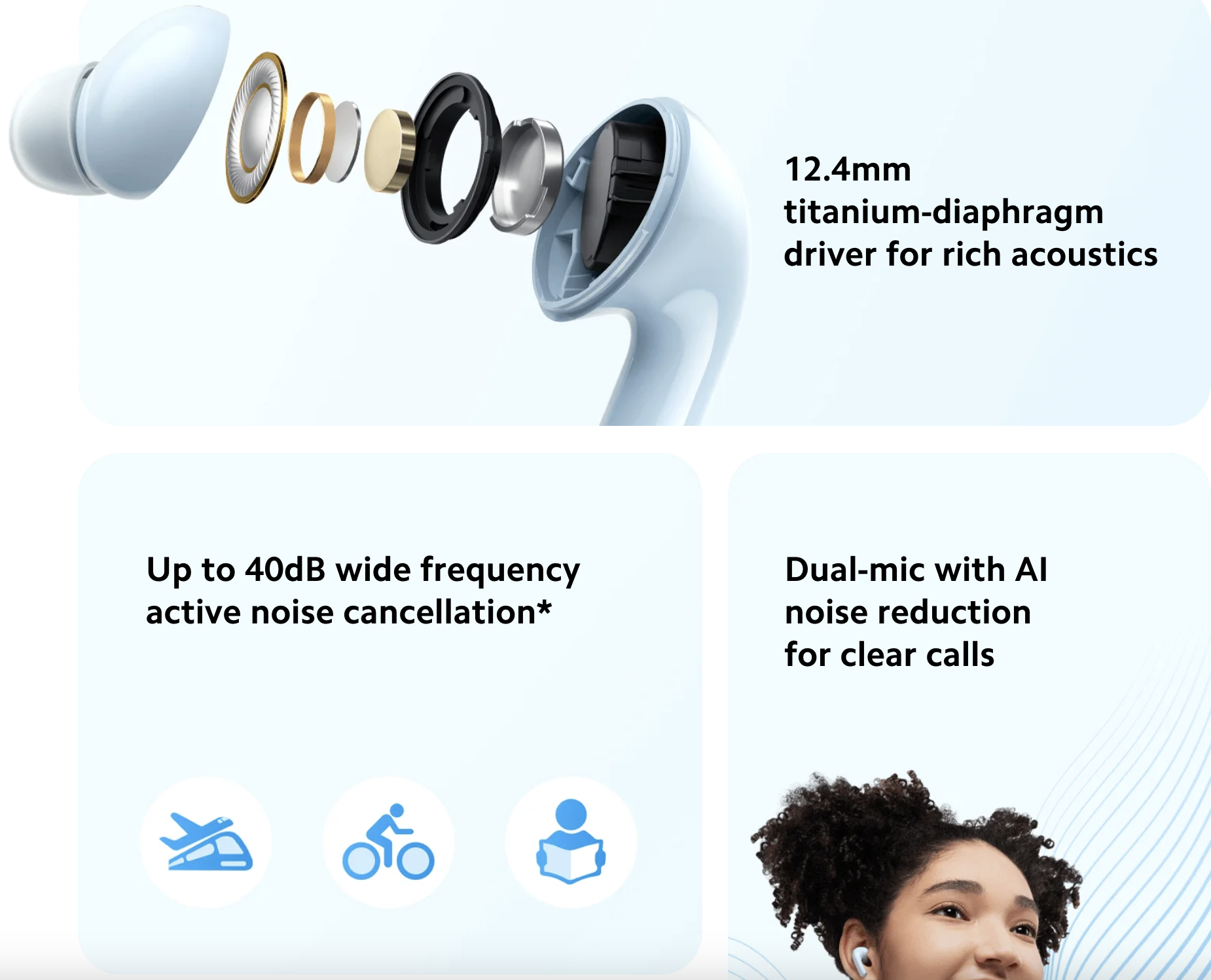Redmi Buds 6 Lite - Bluetooth 5.3, 24-Hour Battery, Low Latency, IP54 Water Resistance