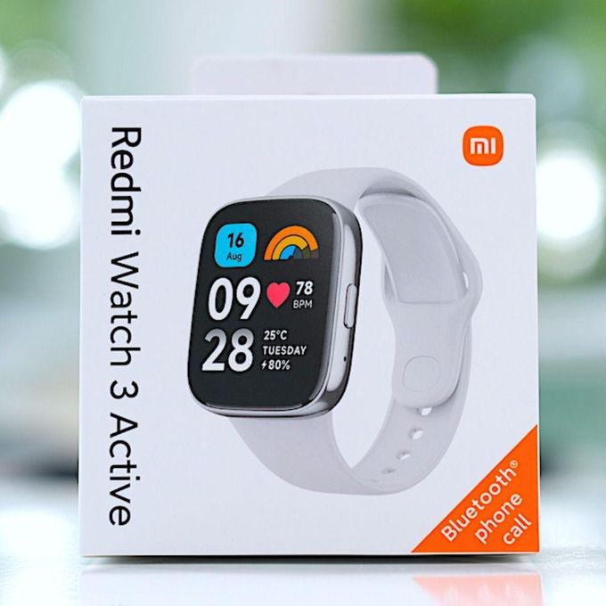 Redmi Watch 3 Active Smart Watch Fitness Tracker with 100 Sport Modes, Blood Oxygen Heart Rate Sleep Monitor, Bluetooth Phone Call