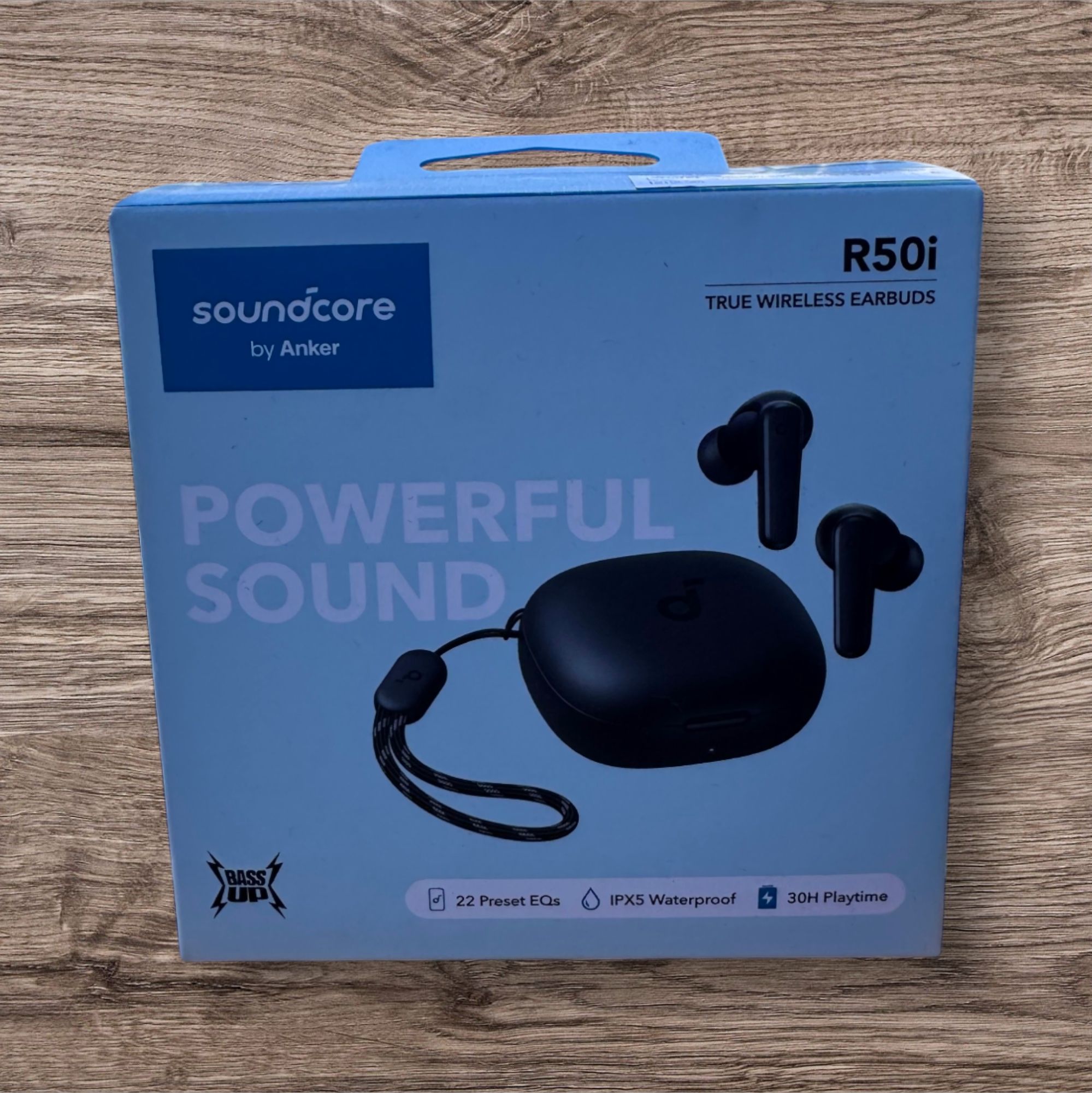 Anker Soundcore R50i True Wireless Earbuds – 30H Playtime, AI-Enhanced Calls, Bluetooth 5.3, IPX5 Water Resistant, USB-C Fast Charging, Customizable EQ via App