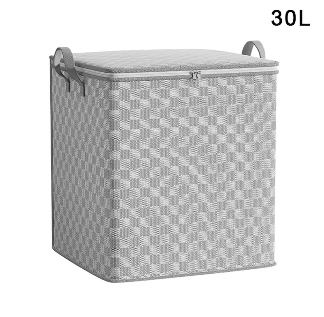 Quilt storage bags with zipper lids dustproof duvets clothes storage bags