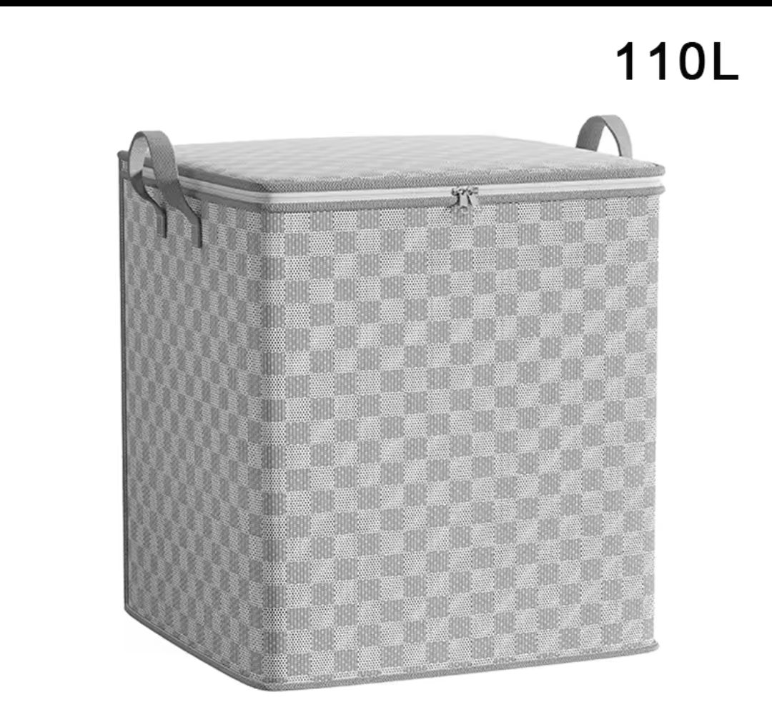 Quilt storage bags with zipper lids dustproof duvets clothes storage bags