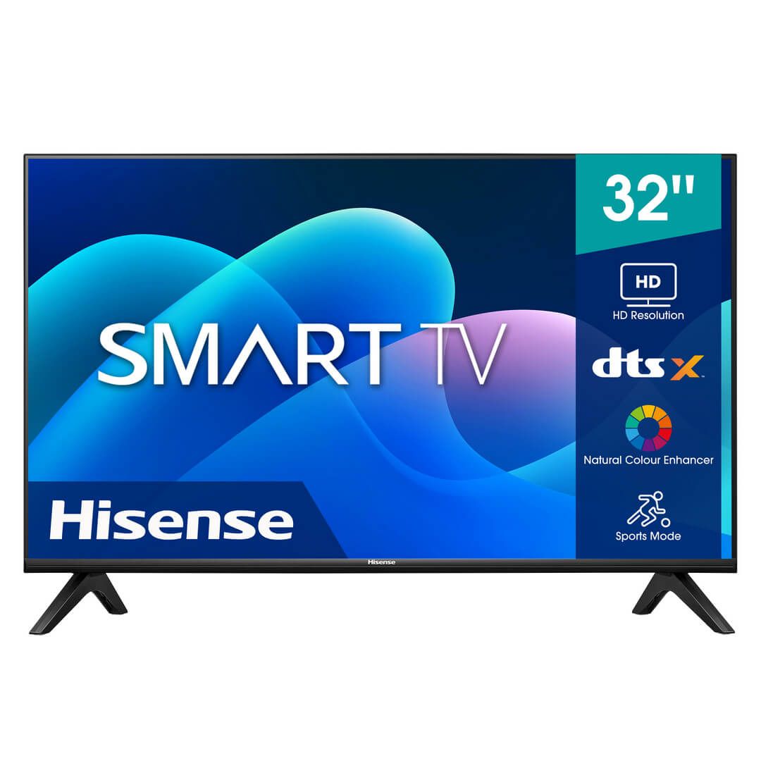Hisense 32 Inch 32A4K SMART TV + Wall tv stand