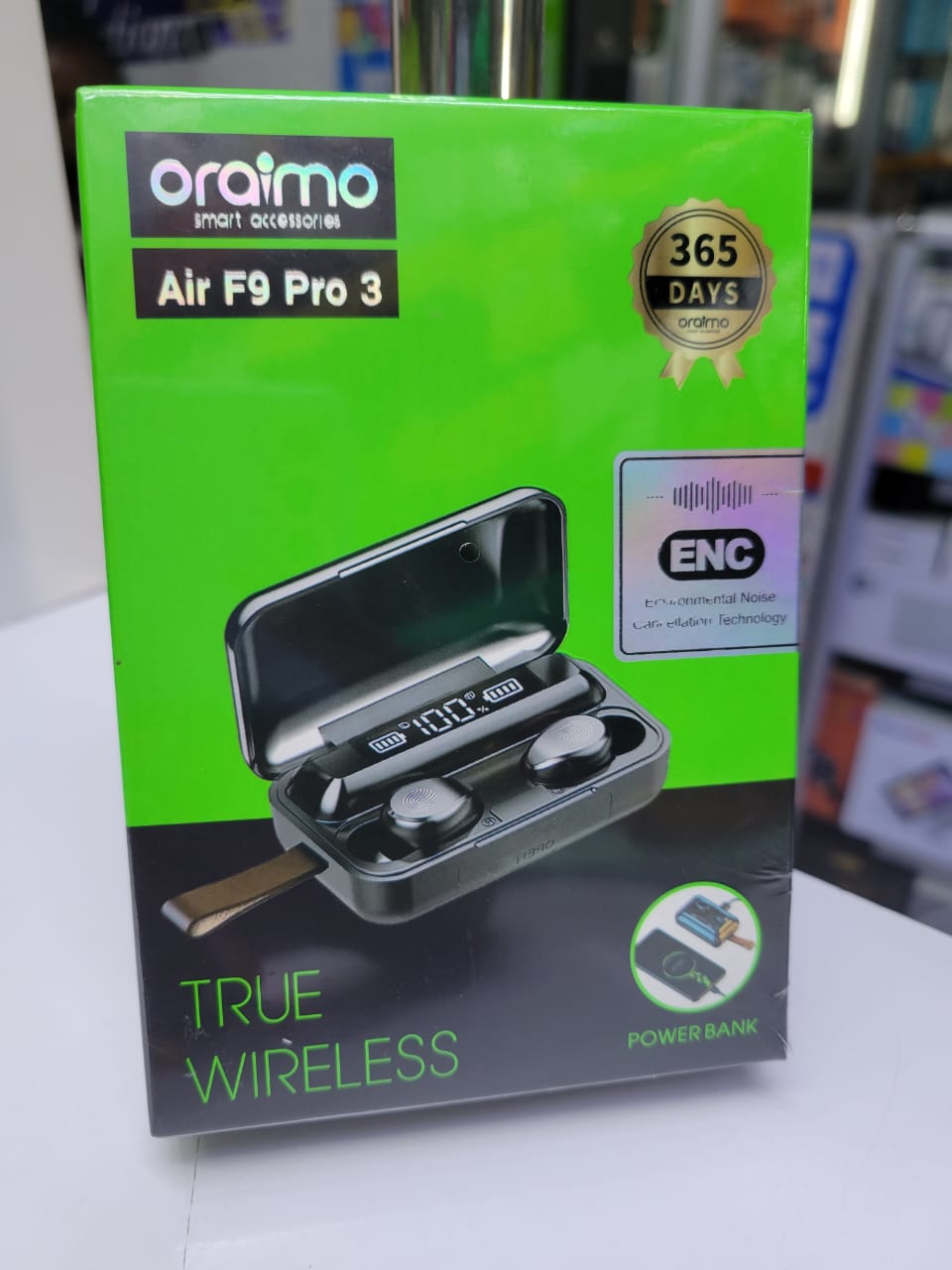 Oraimo Earpods,True -Wireless Free Pods, Superior Sound air f9 pro 3
