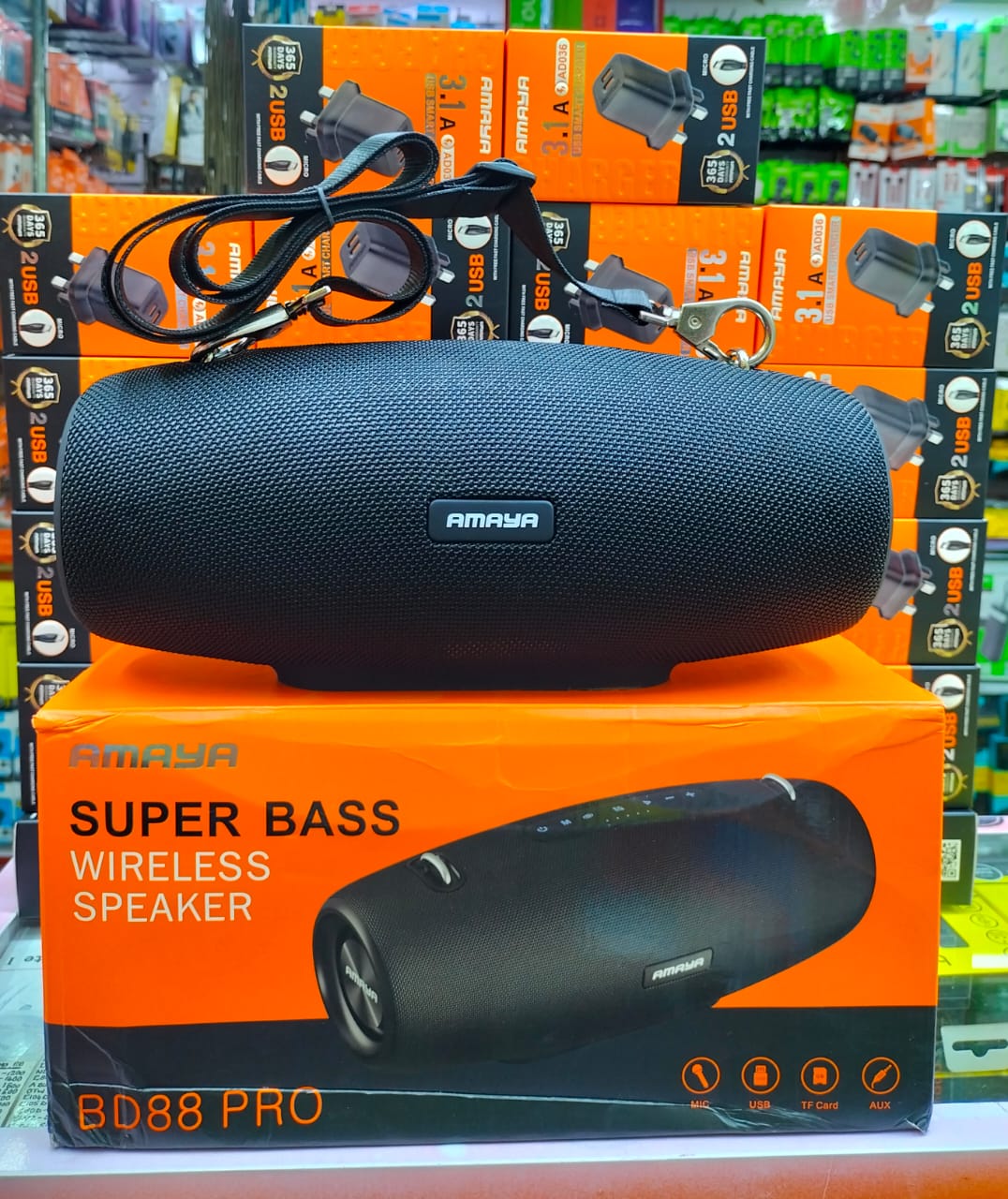 Amaya BD88 PRO wireless Bluetooth speaker 60W 14000mAh with 3D sound effects