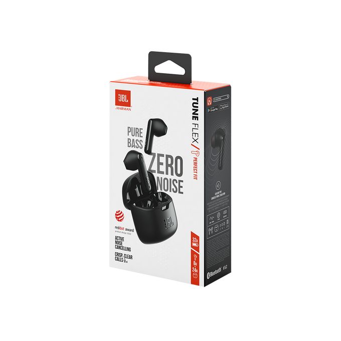 Jbl TUNE FLEX - TRUE WIRELESS NOISE CANCELLING EARBUDS,4 MICS FOR PERFECT CALLS,UP TO 32HOURS OF BATTERY LIFE,WATER AND SWEATPROOF