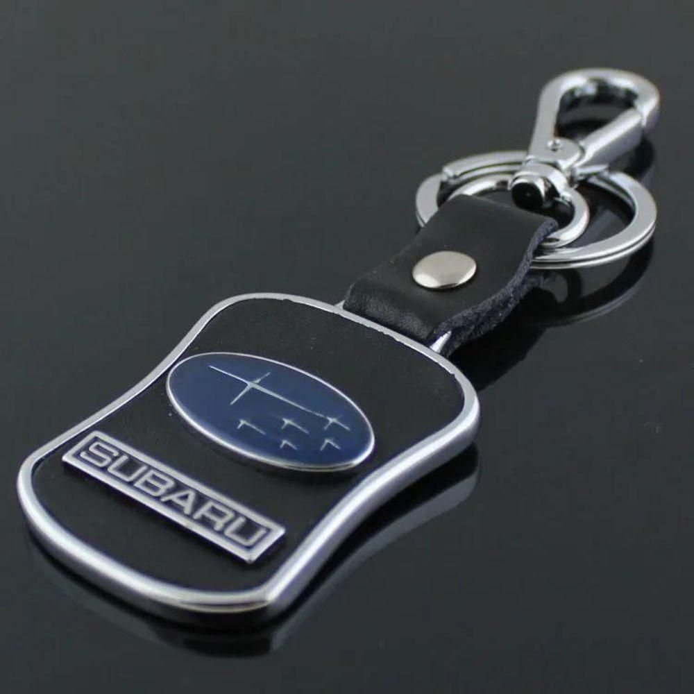 Subaru Leather Key Ring Key Holder