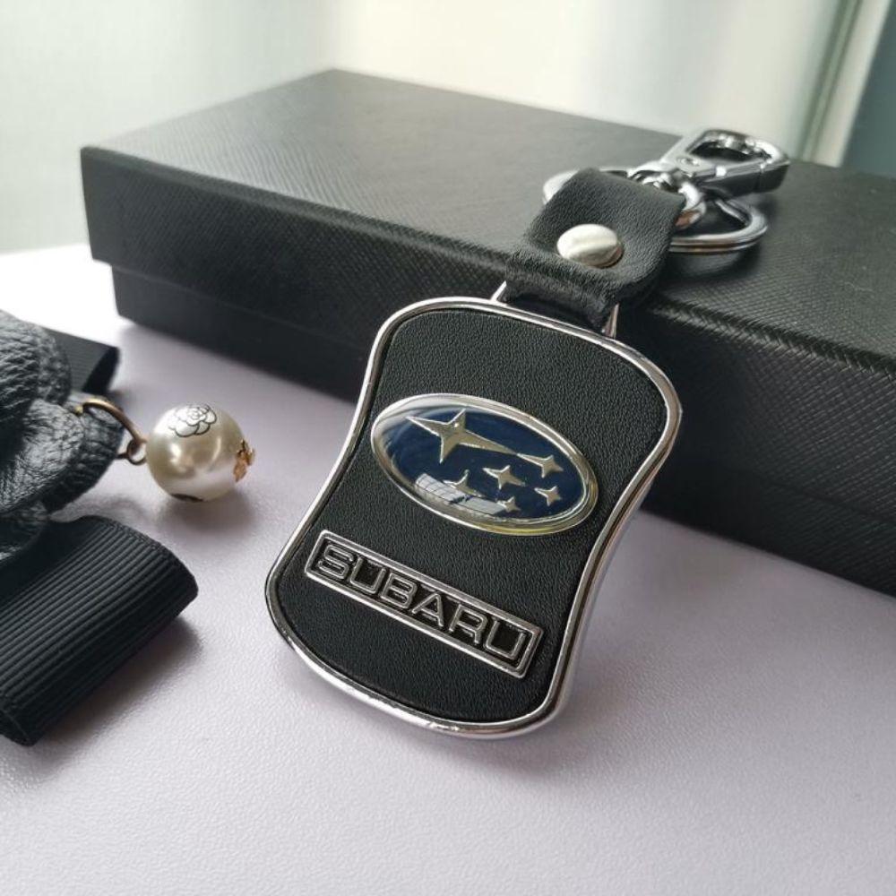Subaru Leather Key Ring Key Holder