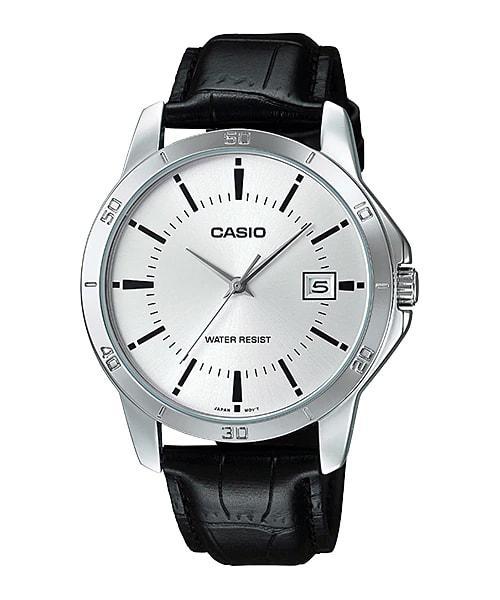 Casio Men's Leather Watch V004L 7A