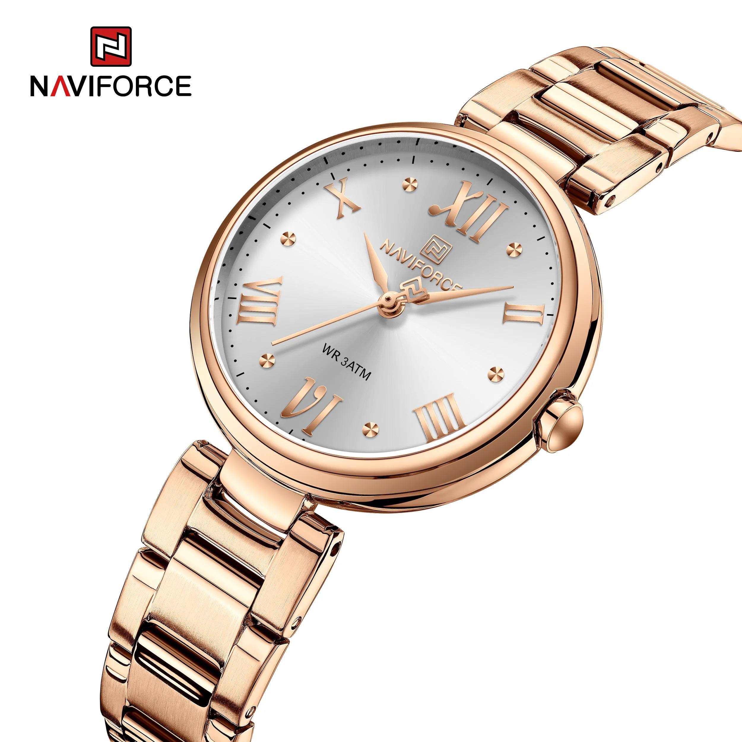 Naviforce Ladies Watch NF5030 Rose Gold