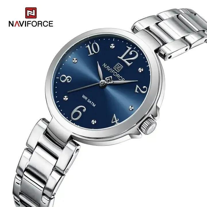 Naviforce Ladies Watch NF5031 Silver Blue