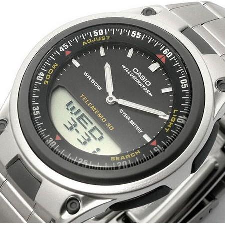 Casio AW80 Series | Men’s Analog-Digital Watch | 50M Water Resistance | Multi Alarms | 100 SEC Stopwatch | Countdown Timer | World Map for World Time | LED Light | LC Display | 10 Year Battery