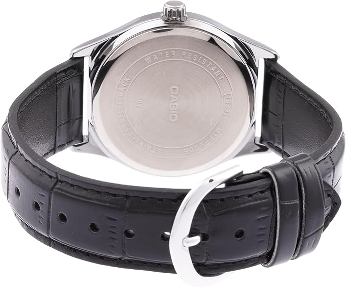 Casio Analog Leather Men's Watch MTP-V006L-1BUDF MTP-V006L-1BUDF