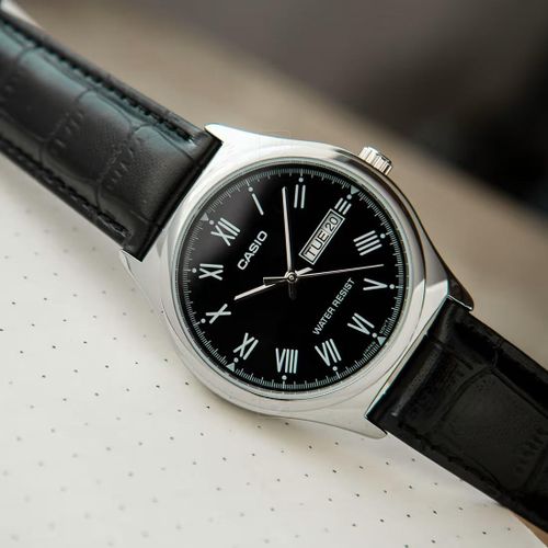 Casio Analog Leather Men's Watch MTP-V006L-1BUDF MTP-V006L-1BUDF