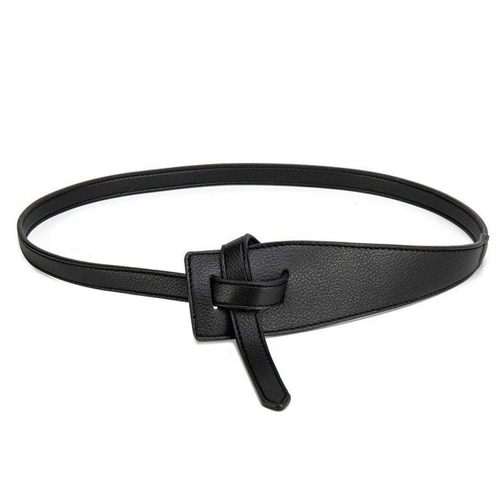 Women Designer Belts High Quality Knot PU Leather Long Cummerbunds Coat Ceinture Ladies Dress Waistband Belt Clothes Decoration Infinity belt  Knot Belt
