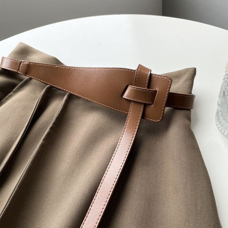 Women Designer Belts High Quality Knot PU Leather Long Cummerbunds Coat Ceinture Ladies Dress Waistband Belt Clothes Decoration Infinity belt  Knot Belt