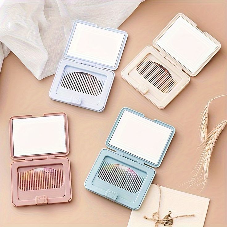 Compact Makeup Mirror for Pocket Purse Clutch,Magnifying Foldable Cosmetic Mirror, Portable Travel Mirror for Beauty, 
 Mirror for Men and Women