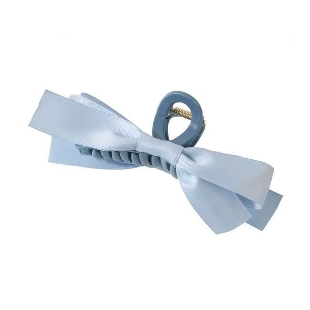 Fashion Ribbon Bow Grab Clip Girls elegent Ponytail Braid Claw clip Hair claw Hair Accessories