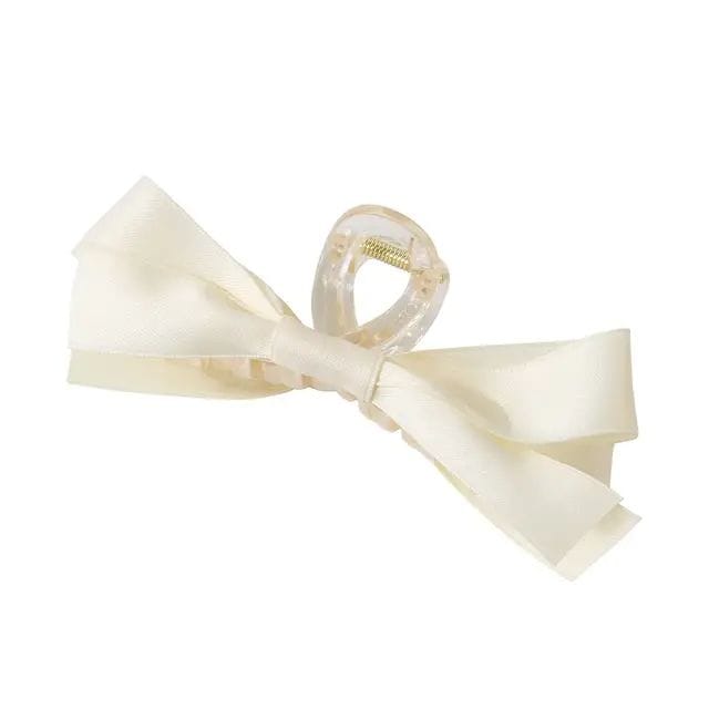Fashion Ribbon Bow Grab Clip Girls elegent Ponytail Braid Claw clip Hair claw Hair Accessories