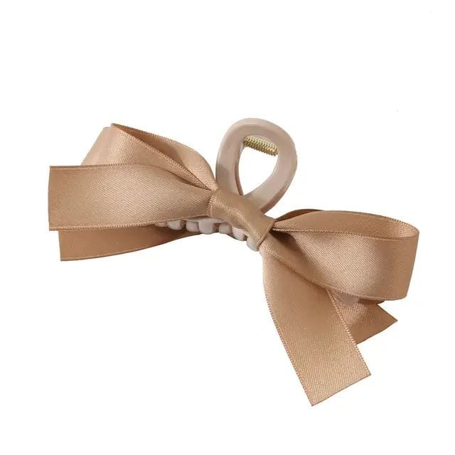 Fashion Ribbon Bow Grab Clip Girls elegent Ponytail Braid Claw clip Hair claw Hair Accessories