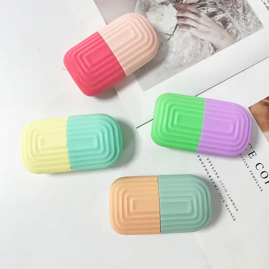 Ice Roller for face cooling molds and eye contouring face massager face roller silicon for eyes and neck reusable silicon jade roller for skin care beauty liftting skin care tool