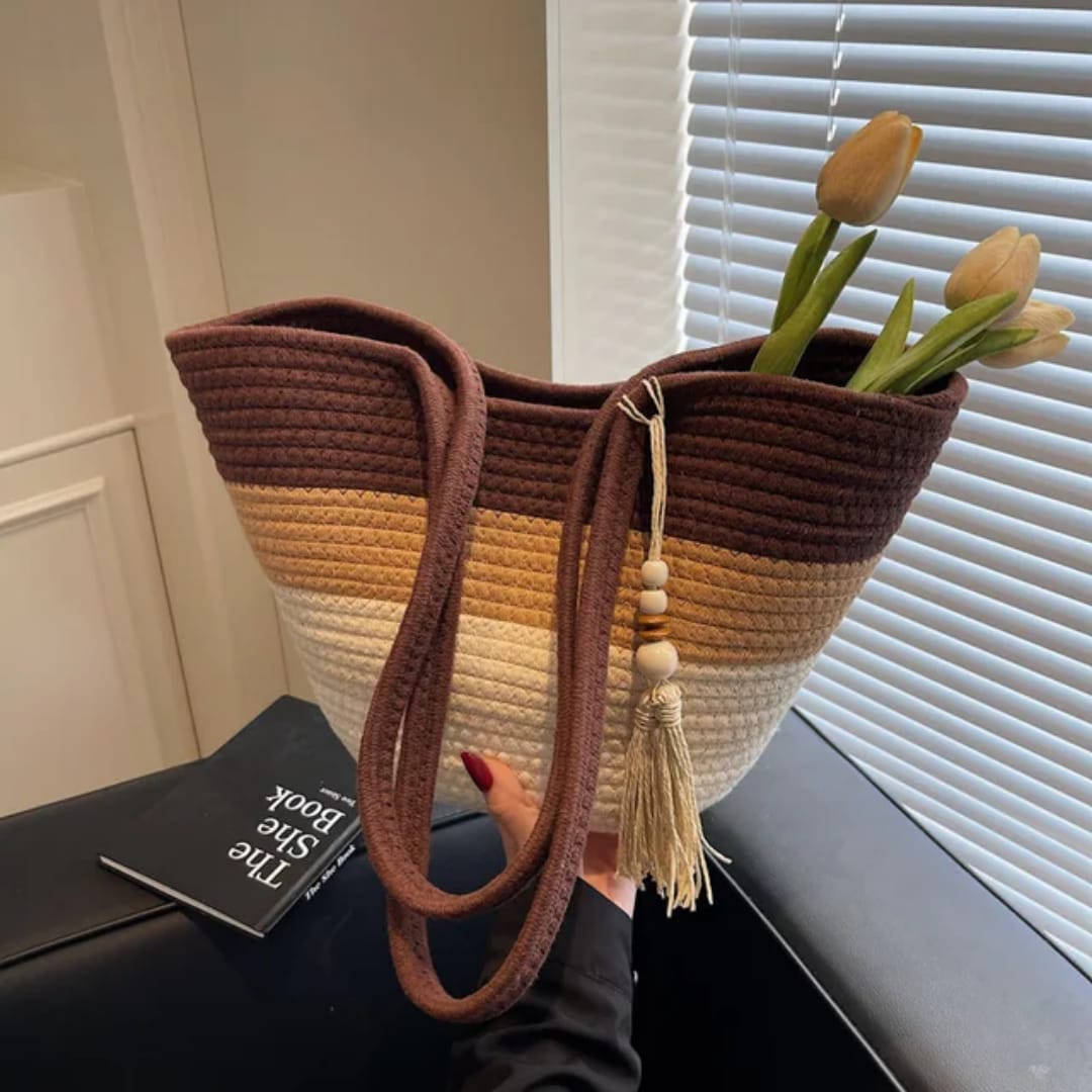 Woven Bag Fashion Handbag for Commuting Woven Beach Bag Tote Bags for Women daily beach bag water resistant high quality s bag Large capacity Handbag Travel Vacation Beach Bag Straw Woven Straw bag