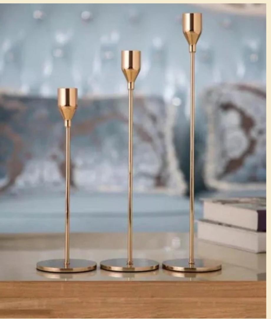 3pc Candle Holder Set
