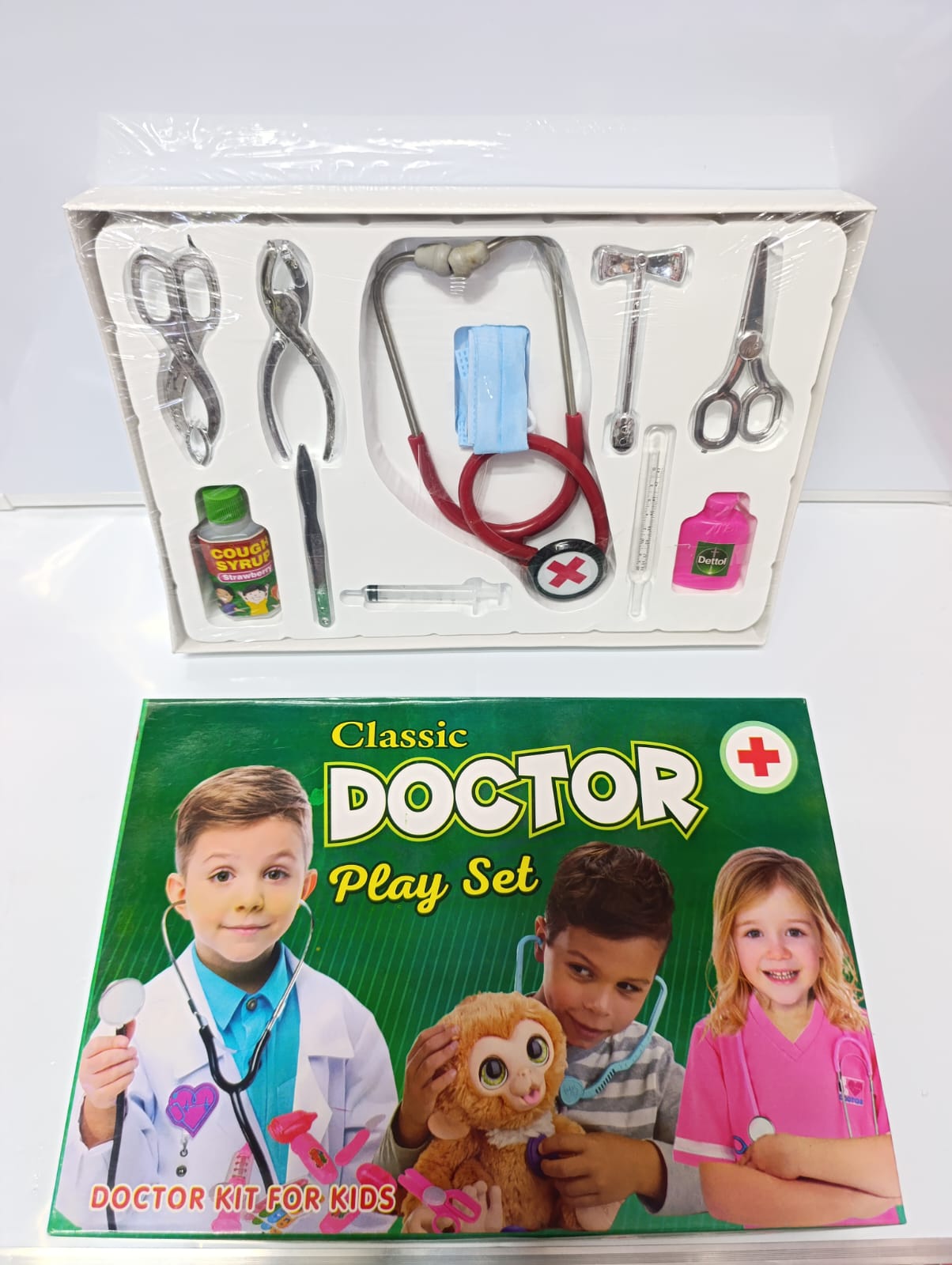 Classic Doctor Play Set for Kids – Educational Medical Toy Kit with Stethoscope & Carry Case, Designed to spark imagination and build confidence, Order now and make playtime more fun!