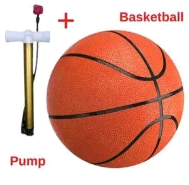 Premium Basketball Ball With Free Air Pump – Durable Indoor & Outdoor Play, High-quality rubber basketball for long-lasting use, Order now and start enjoying nonstop basketball action today!