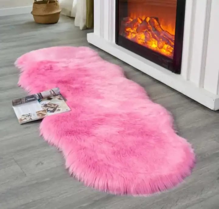 BEDSIDE MAT| 60x120cm Fluffy Bedside & Dashboard Chihuahua Mat – Soft Decorative Rug, Lightweight and portable for home or car décor, Adds a cute and cozy touch to your space.