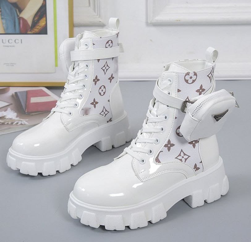 Quality Lv Side Bag Boots for Ladies Women's Shoes Boots Ankle & Bootie