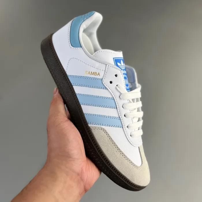 Adidas Samba pure leather Comfortable High Quality Unisex Breathable Sneakers Shoes