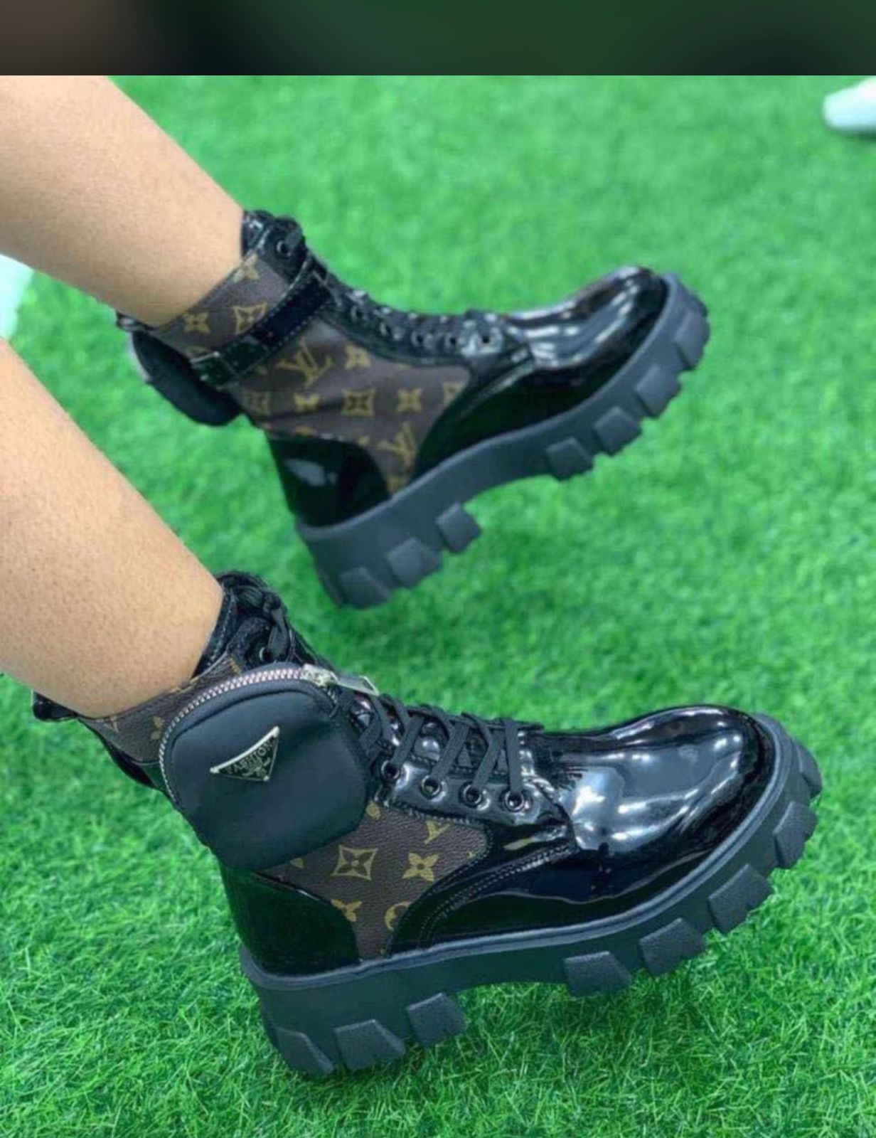 Quality Lv Side Bag Boots for Ladies Women's Shoes Boots Ankle & Bootie
