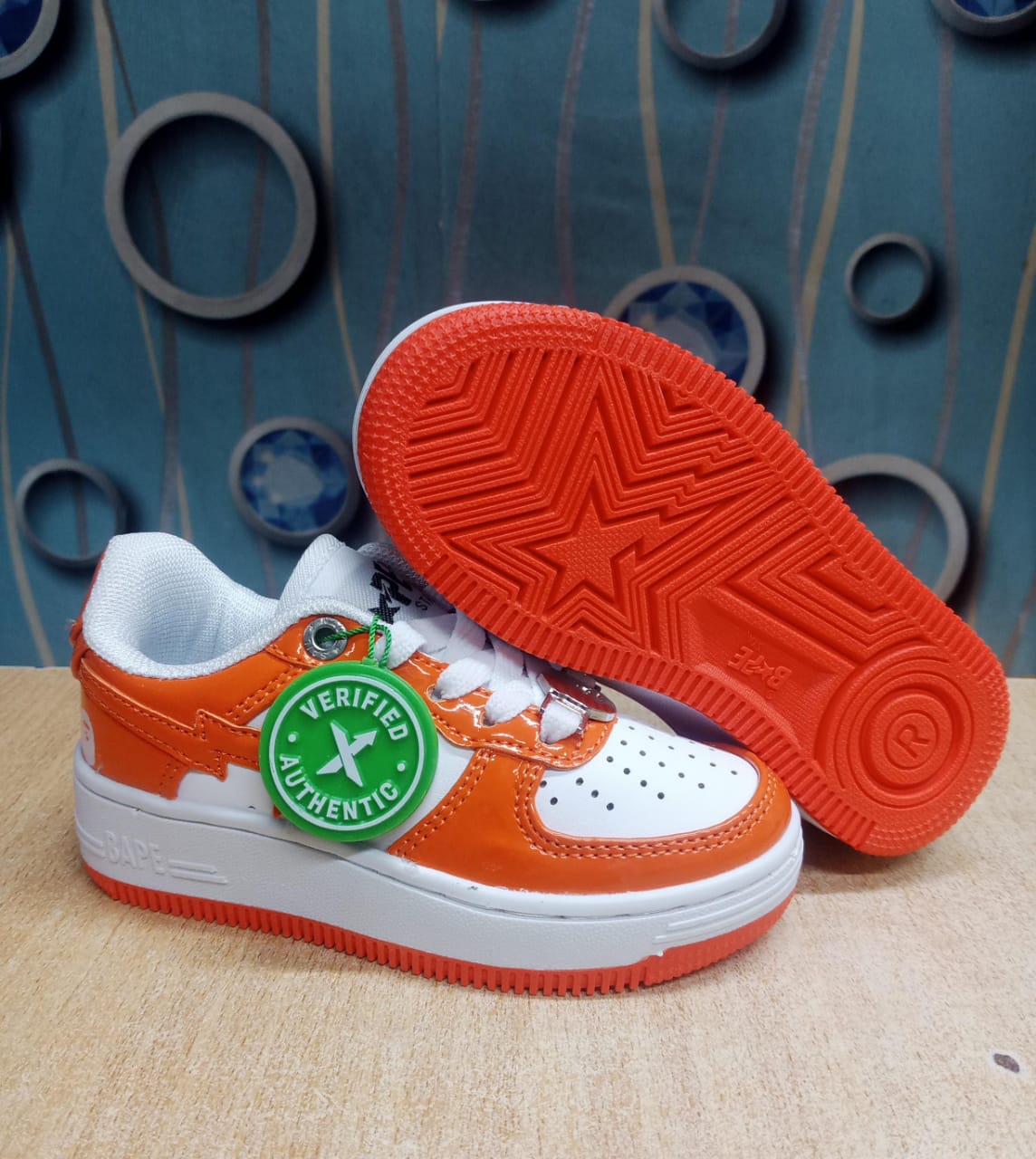 High Quality kids bapestar Unisex Sneakers