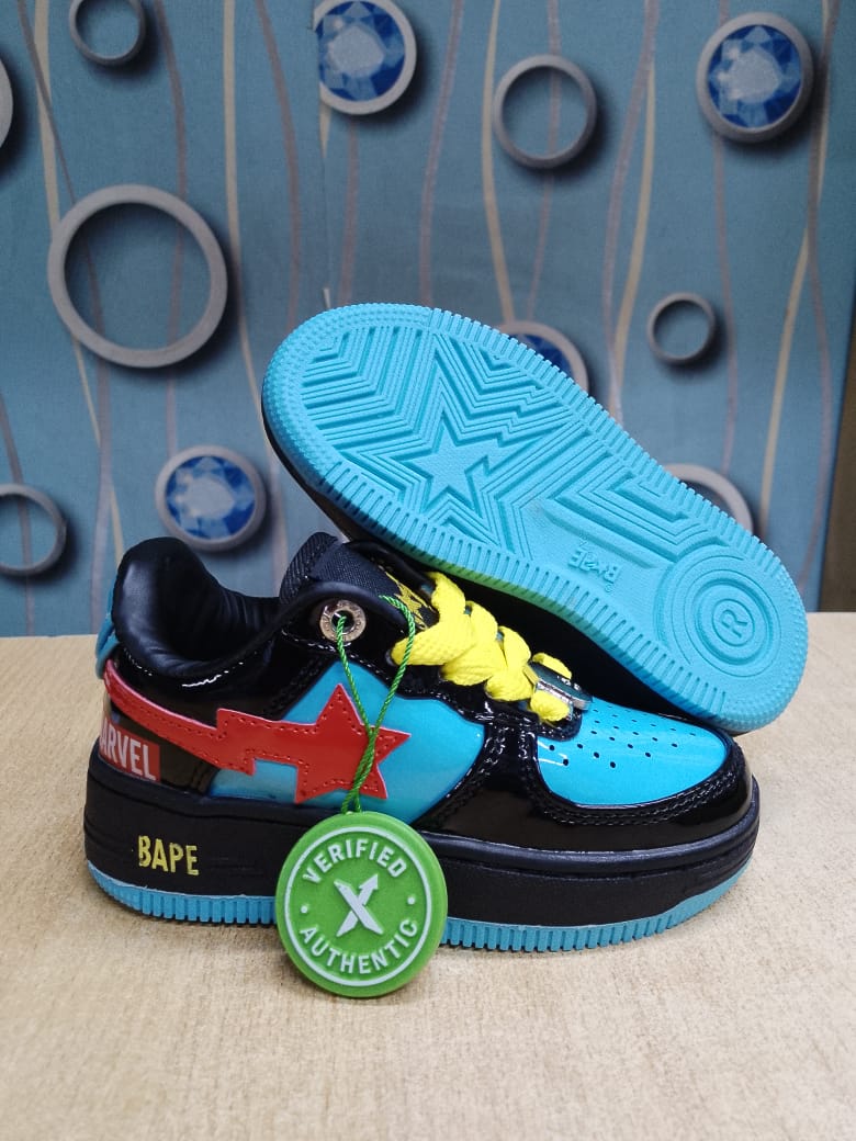High Quality kids bapestar Unisex Sneakers
