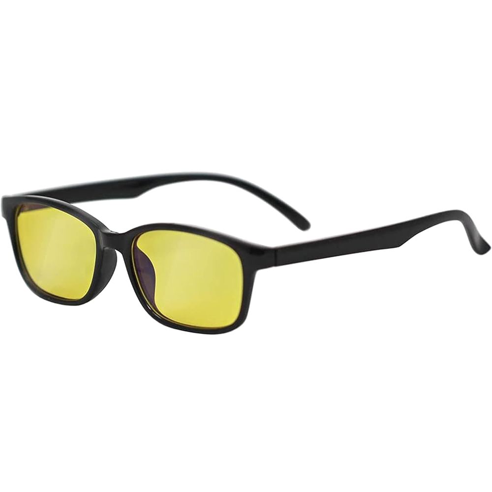Bluelight Gaming Glasses - Amber Tinted Blue Light Glasses for Men & Women - Night Lenses for Driving, Strain and Fatigue