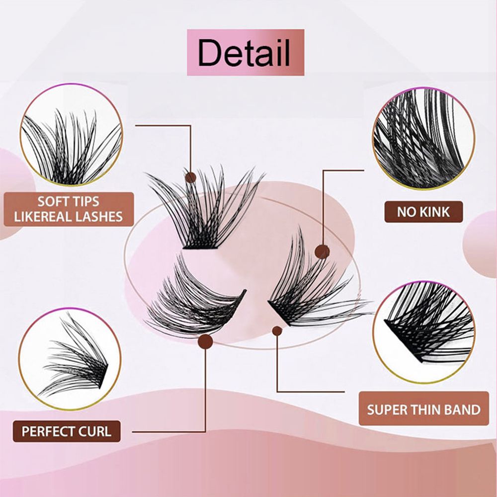 Lash Clusters, 120Pcs DIY lash Extenisons 8-16MM D Curl Fluffy Individual Natural Wispy Lashes Reusable Eyelash Extension at Home (Naturally)