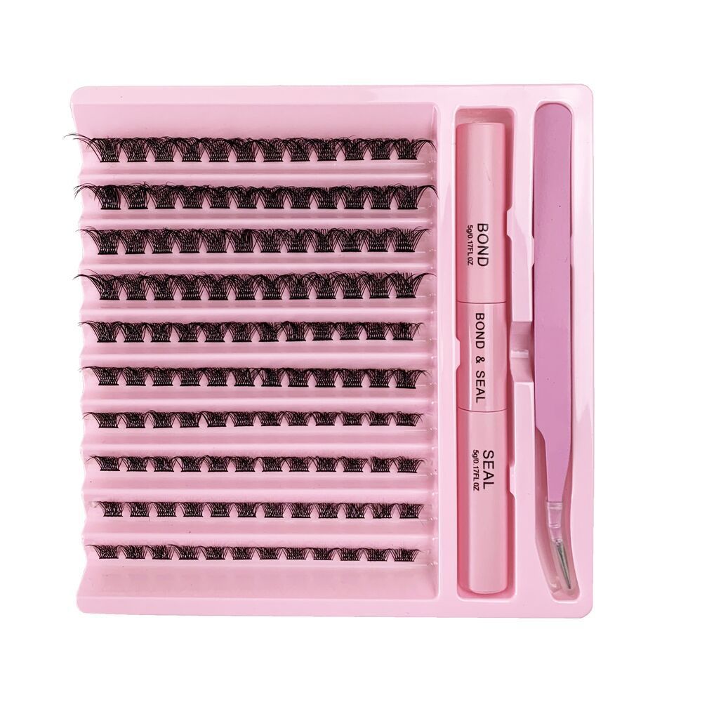 Lash Clusters, 120Pcs DIY lash Extenisons 8-16MM D Curl Fluffy Individual Natural Wispy Lashes Reusable Eyelash Extension at Home (Naturally)