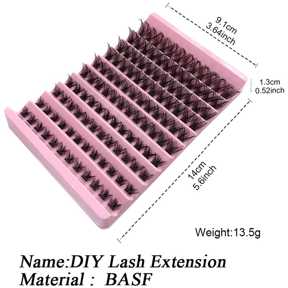 Lash Clusters, 120Pcs DIY lash Extenisons 8-16MM D Curl Fluffy Individual Natural Wispy Lashes Reusable Eyelash Extension at Home (Naturally)