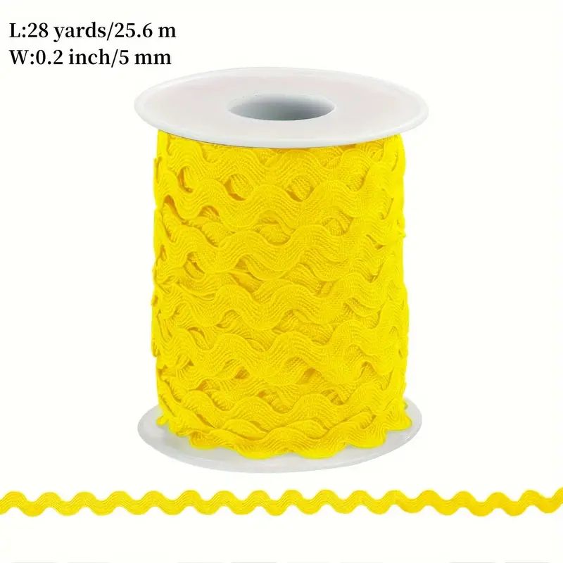 Best price for 28Yds/25.6m RIC Rac Trim Ribbon, Green Wave Bending ...