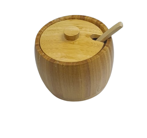 🍃✨ **NATURAL BAMBOO SUGAR DISH – ECO-FRIENDLY ELEGANCE!** ✨🍃 ☕ **Serve Sugar in Style with this 320ml Bamboo Sugar Dish!** ☕ Upgrade your kitchen with this **premium bamboo sugar dish**
