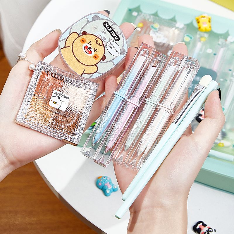FOR 8-piece makeup set lipstick eye shadow eyebrow pencil beauty gift box novice cosmetics full set student party complete set
