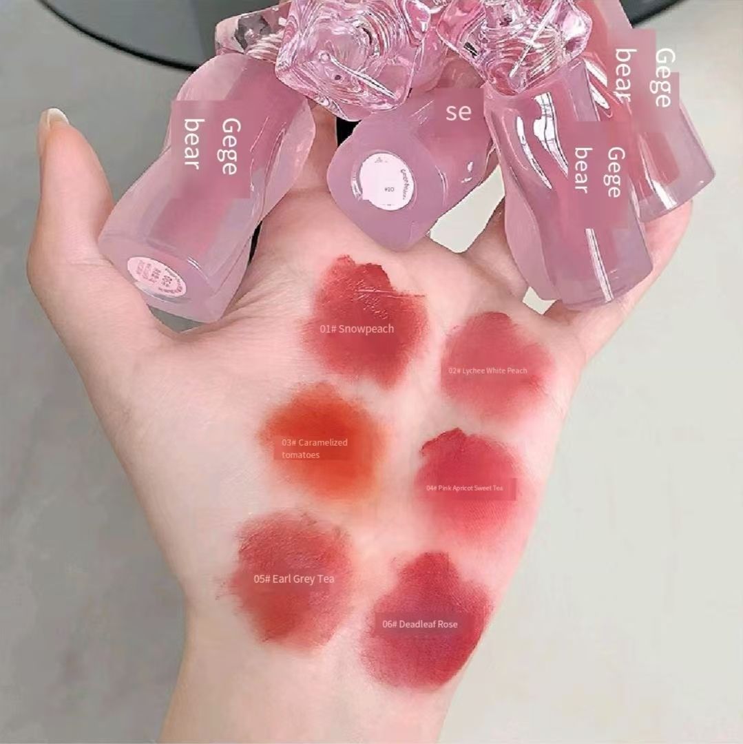 FOR Gege bear velvet fog milk cream lip mud delicate and soft color whitening makeup matte lifting color lip glaze
