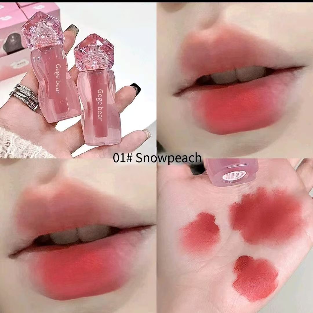 FOR Gege bear velvet fog milk cream lip mud delicate and soft color whitening makeup matte lifting color lip glaze