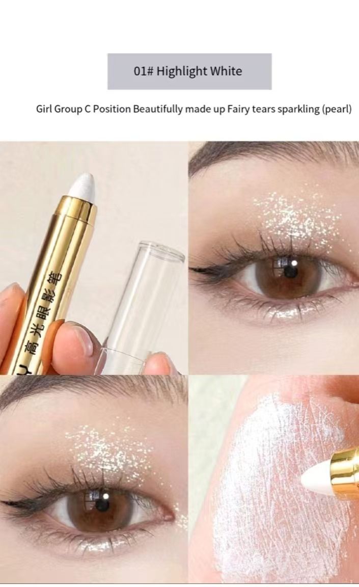 FOR Lazy eye makeup highlight eye shadow pen lying silkworm pen double-headed eye shadow stick not dizzy eye makeup repair highlight cream