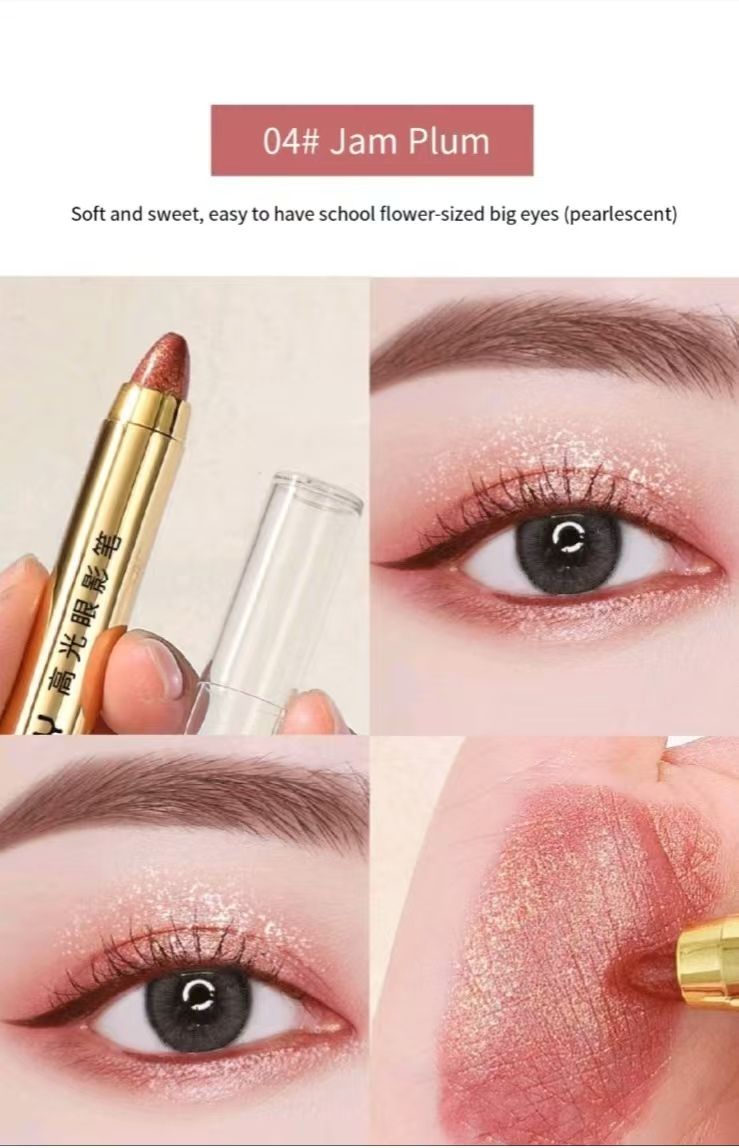 FOR Lazy eye makeup highlight eye shadow pen lying silkworm pen double-headed eye shadow stick not dizzy eye makeup repair highlight cream