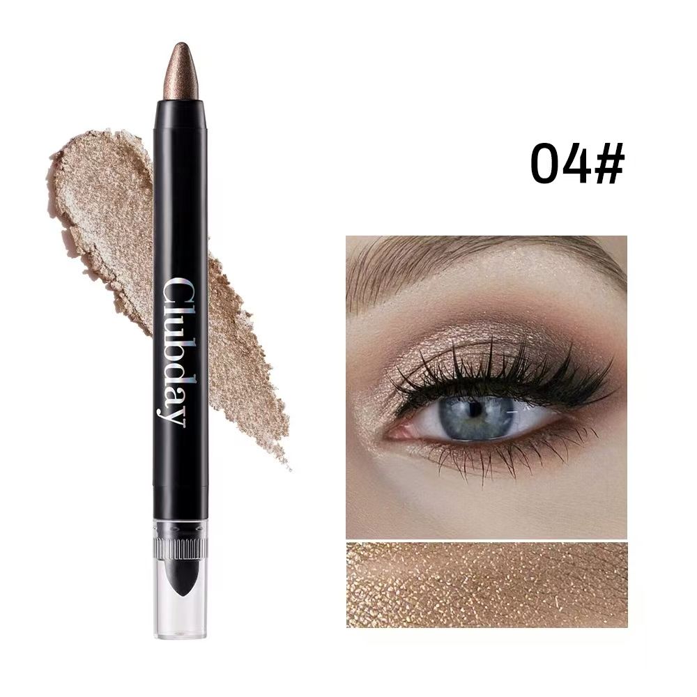 FOR 9-color combination popular rotating double-headed eye shadow stick long-lasting easy coloring brightening high-gloss reclining silkworm monochrome eye makeup eye shadow pen