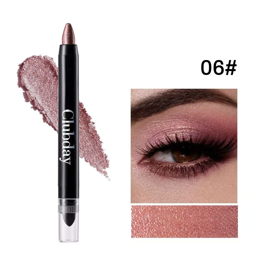 FOR 9-color combination popular rotating double-headed eye shadow stick long-lasting easy coloring brightening high-gloss reclining silkworm monochrome eye makeup eye shadow pen