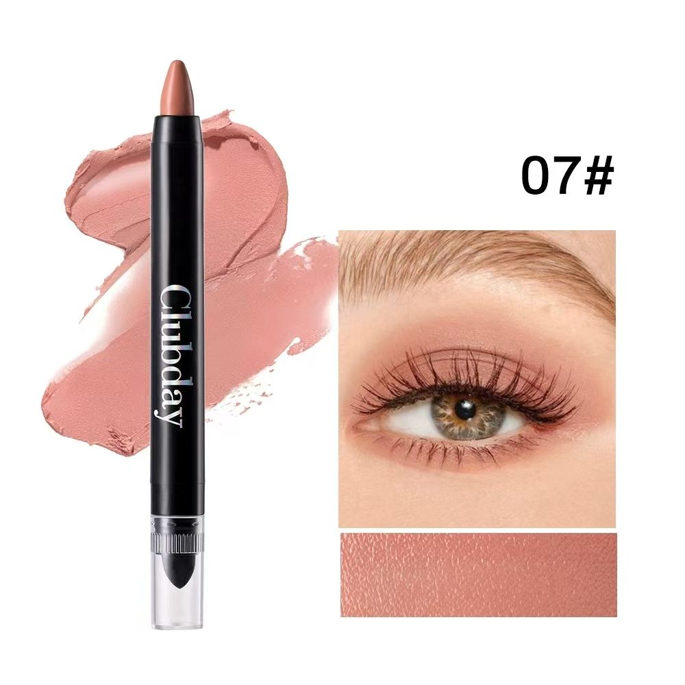 FOR 9-color combination popular rotating double-headed eye shadow stick long-lasting easy coloring brightening high-gloss reclining silkworm monochrome eye makeup eye shadow pen